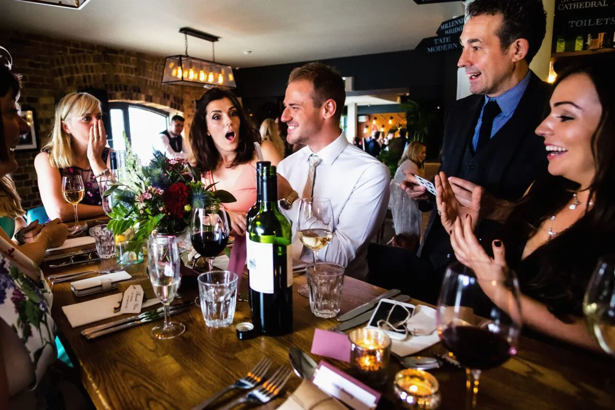 London wedding magician