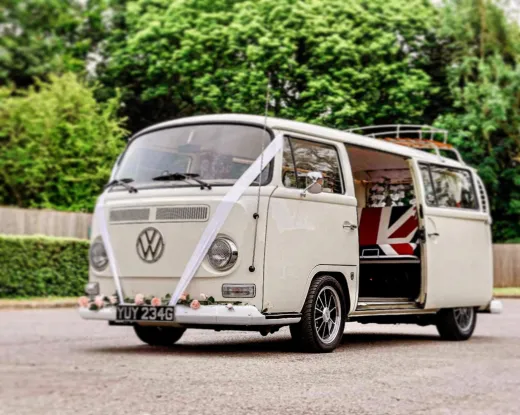 VW Campervan Wedding Transport