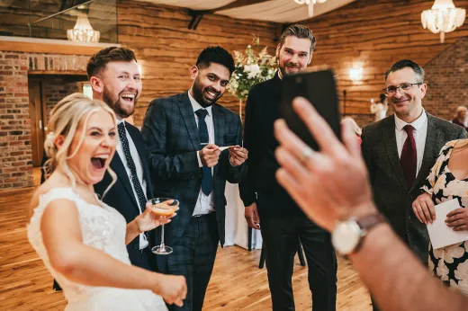 Bride's Reaction