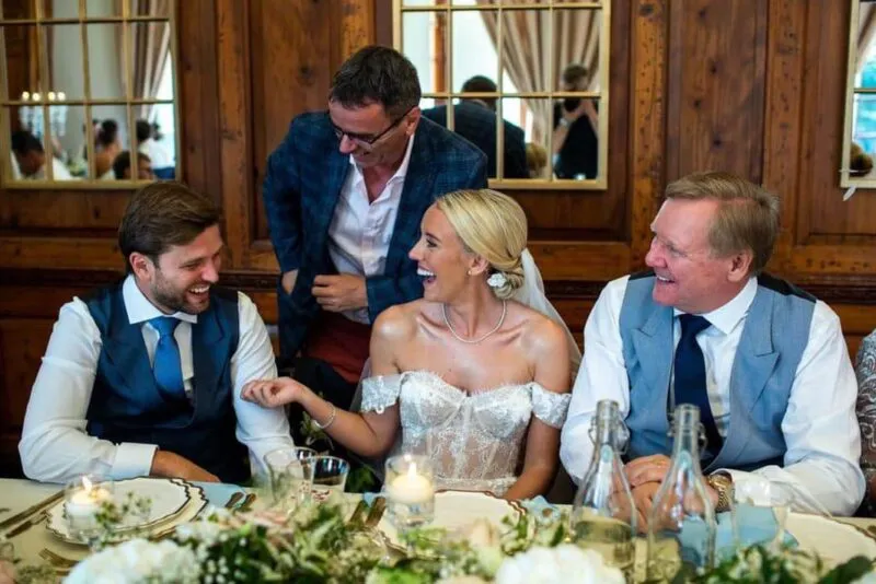 Table Magic During Wedding Breakfast