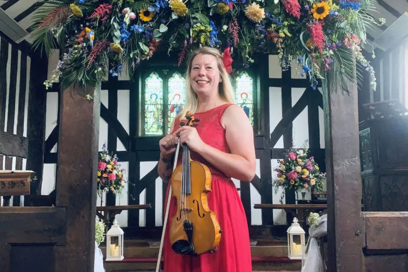 Acoustic & Electric Violinist: Reception, Drinks