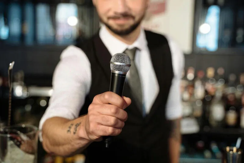 Surprise Singing Waiters