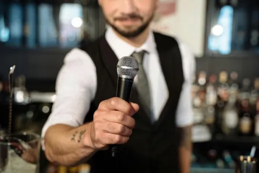 Surprise Singing Waiters