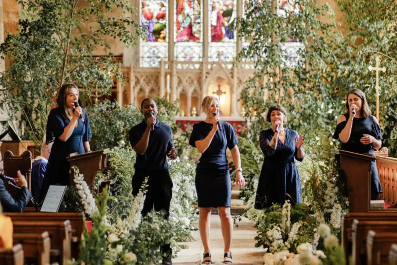 Singing at Drinks Reception or Wedding Breakfast
