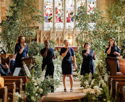 Singing at Drinks Reception or Wedding Breakfast