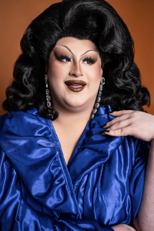 Blue Robe Headshot