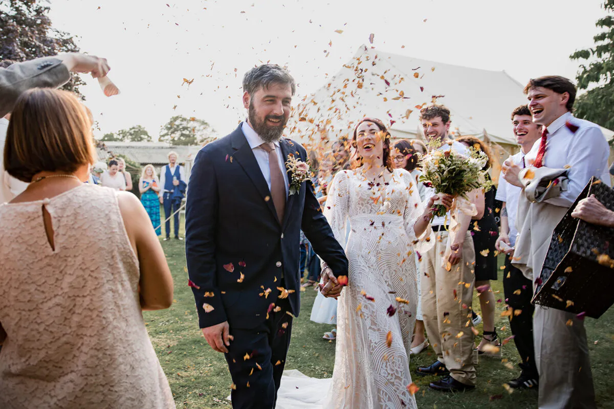 Bohemian Wedding near Winchester