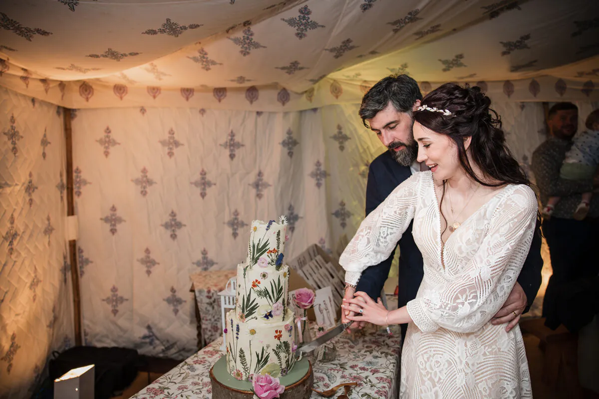Bohemian Wedding near Winchester
