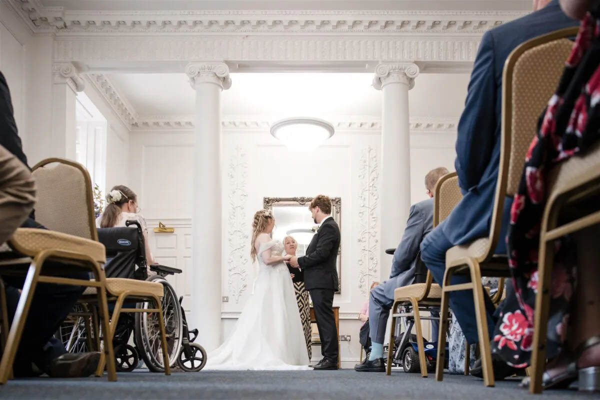 Intimate ceremony at Salisbury Registrar Office