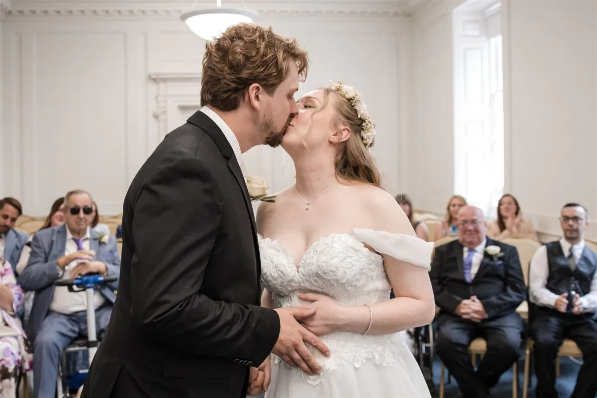 Intimate ceremony at Salisbury Registrar Office