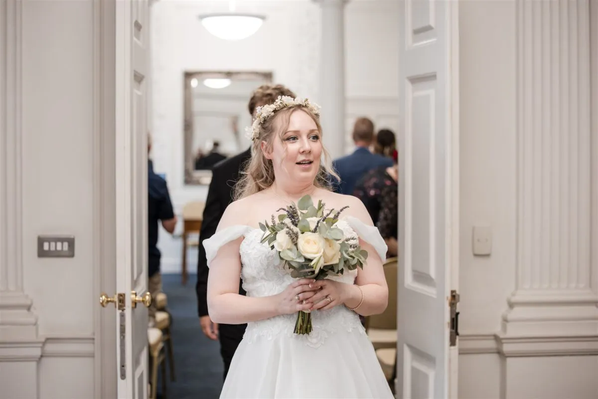Intimate ceremony at Salisbury Registrar Office