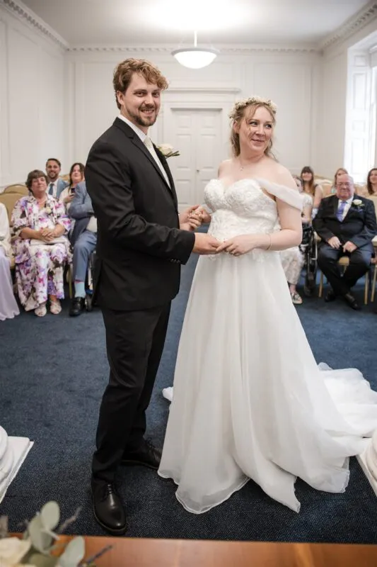 Intimate ceremony at Salisbury Registrar Office