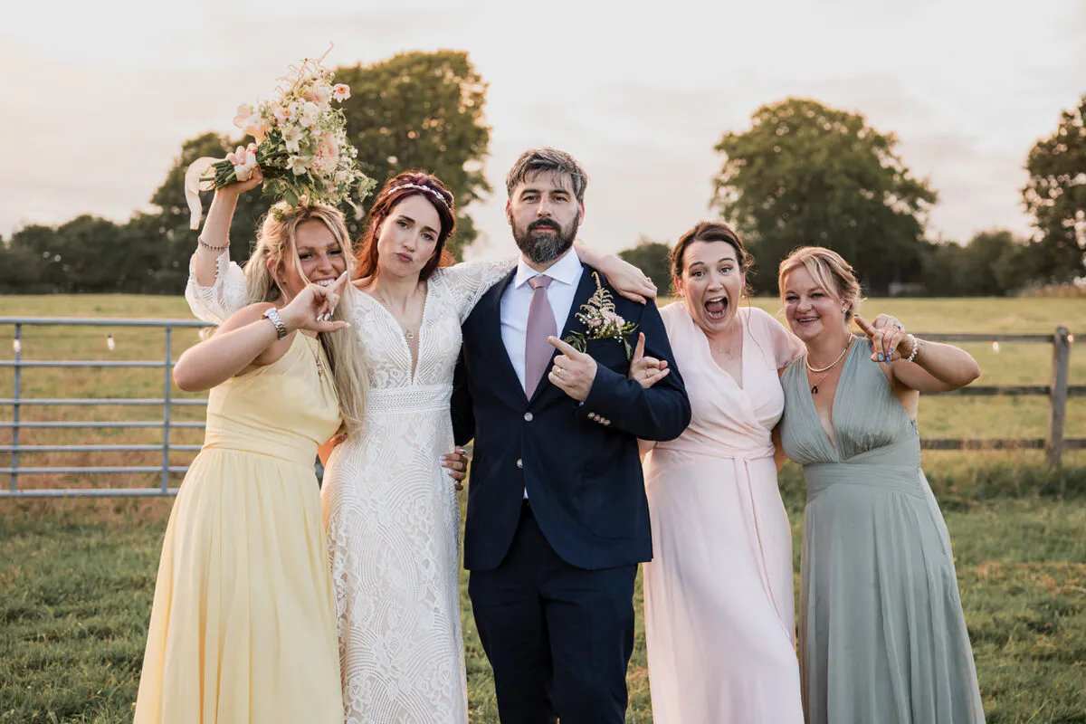 Bohemian Wedding near Winchester