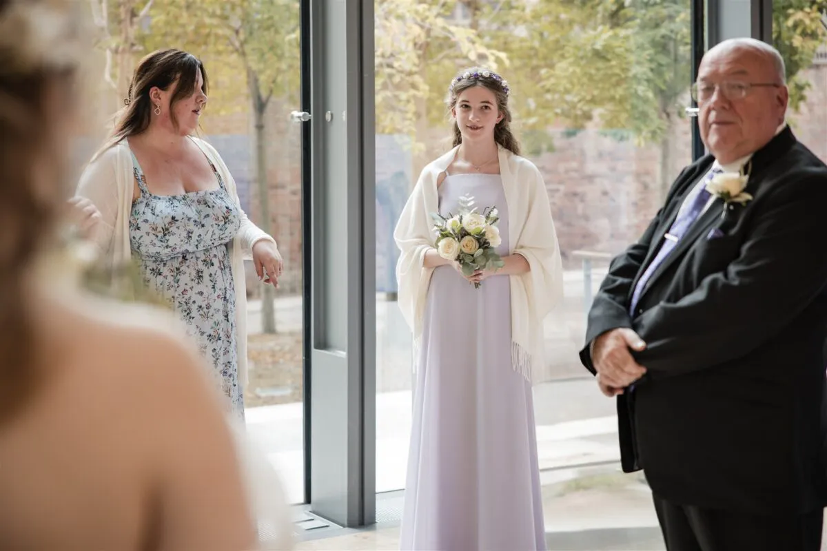 Intimate ceremony at Salisbury Registrar Office