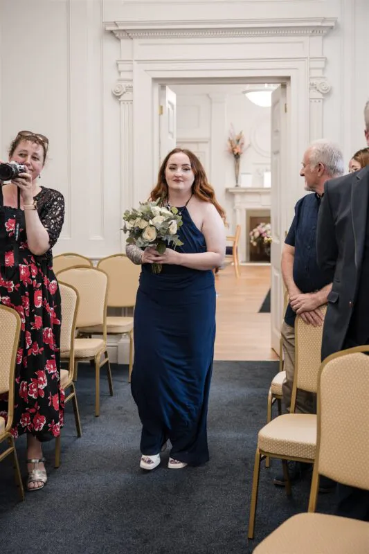 Intimate ceremony at Salisbury Registrar Office