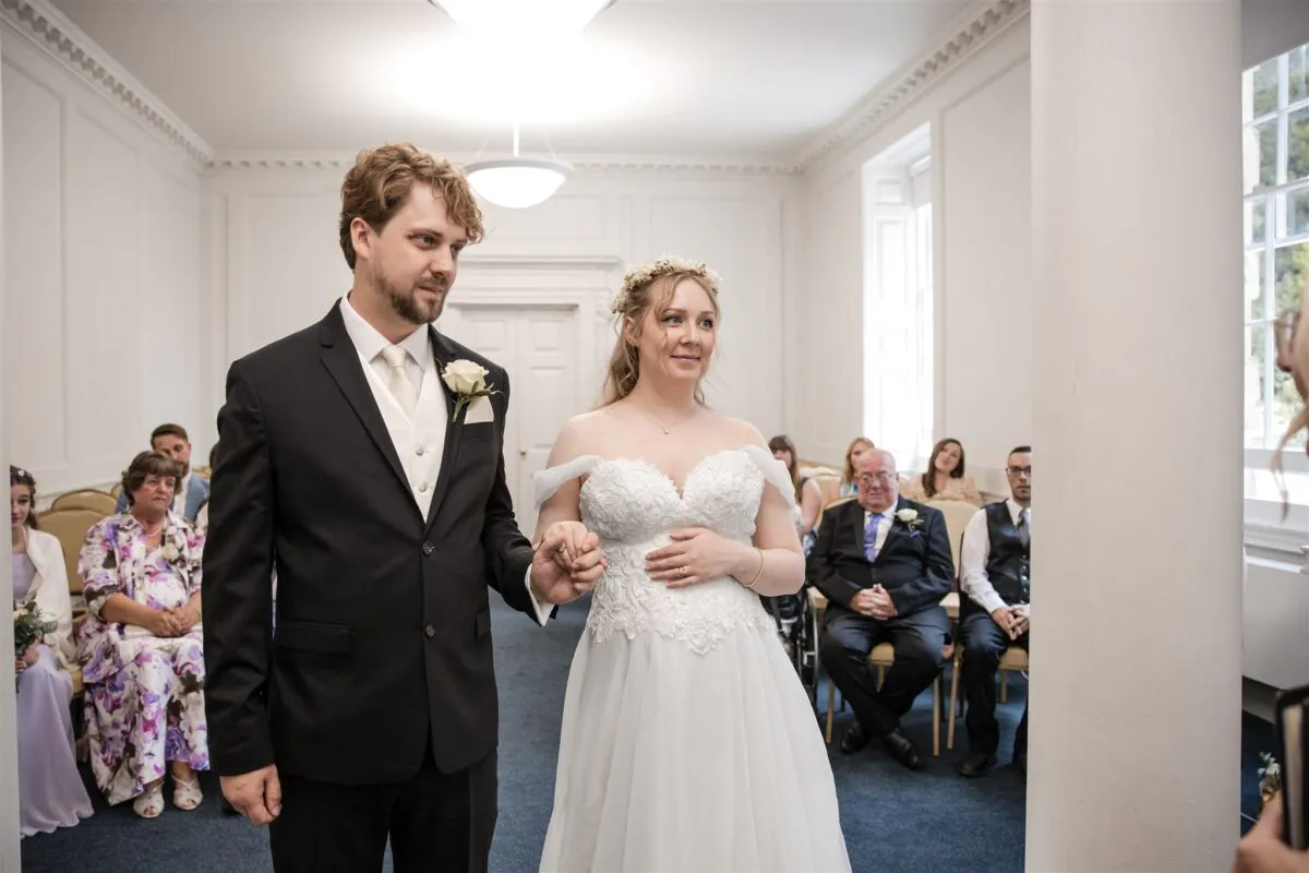 Intimate ceremony at Salisbury Registrar Office
