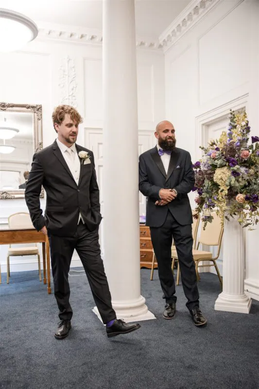 Intimate ceremony at Salisbury Registrar Office