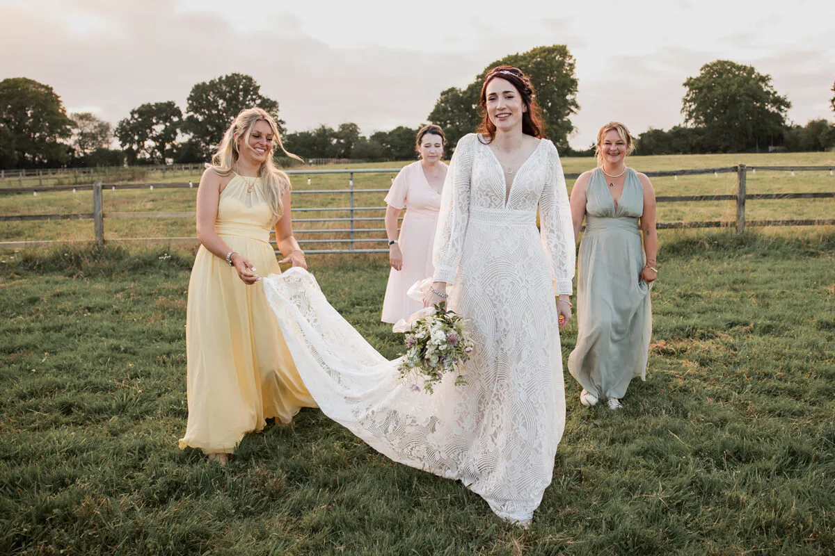Bohemian Wedding near Winchester