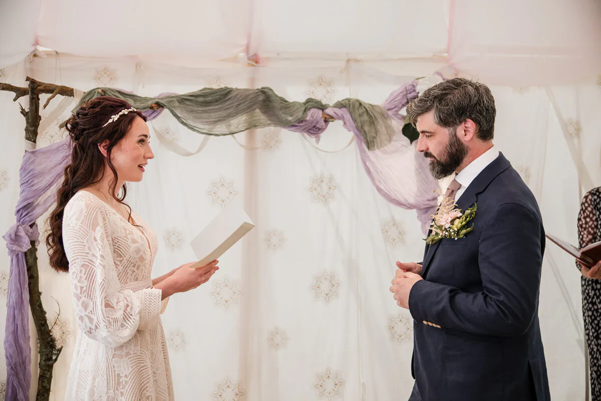 Bohemian Wedding near Winchester