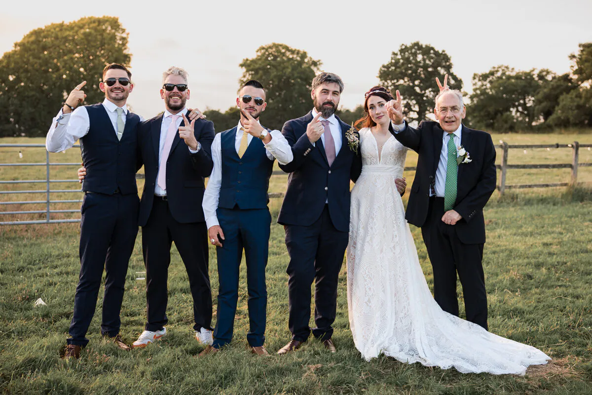 Bohemian Wedding near Winchester