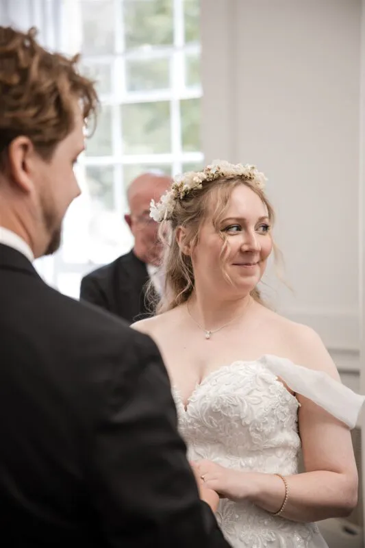 Intimate ceremony at Salisbury Registrar Office