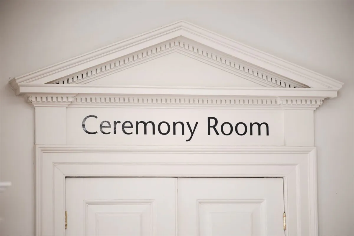 Intimate ceremony at Salisbury Registrar Office