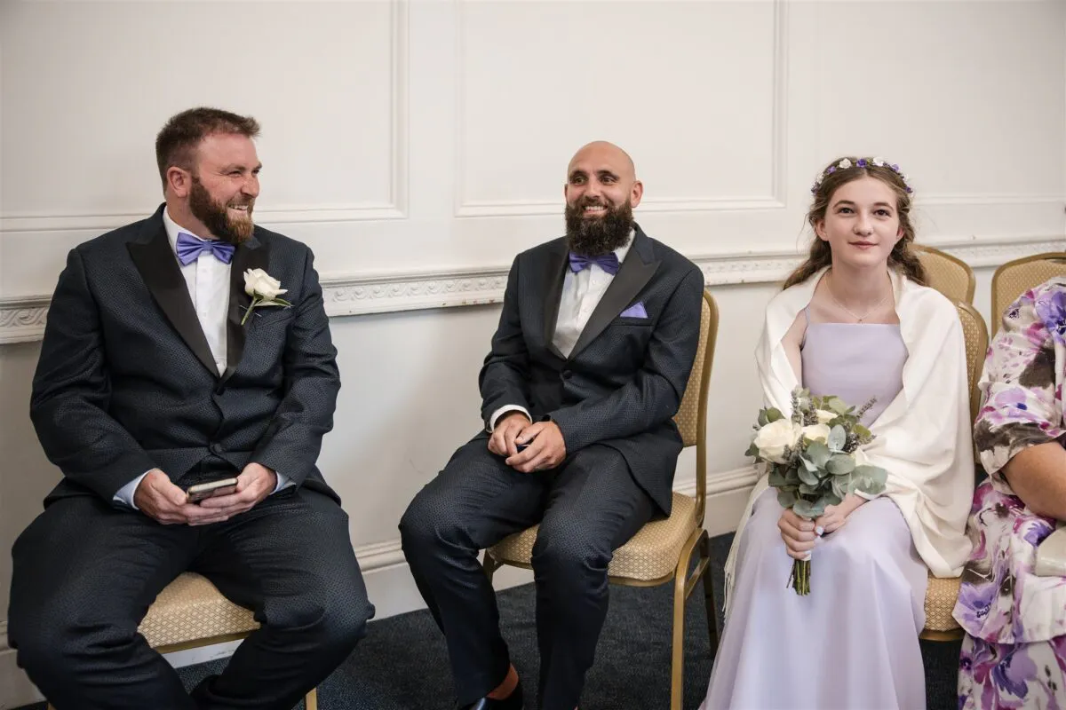 Intimate ceremony at Salisbury Registrar Office