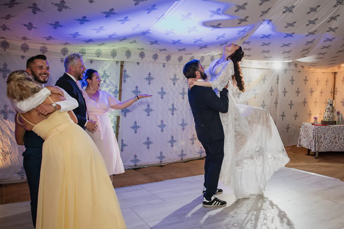 Bohemian Wedding near Winchester