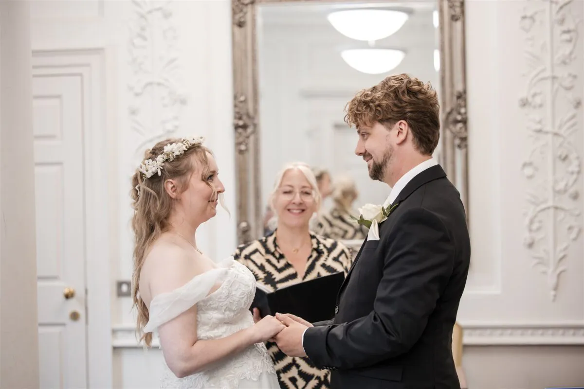Intimate ceremony at Salisbury Registrar Office