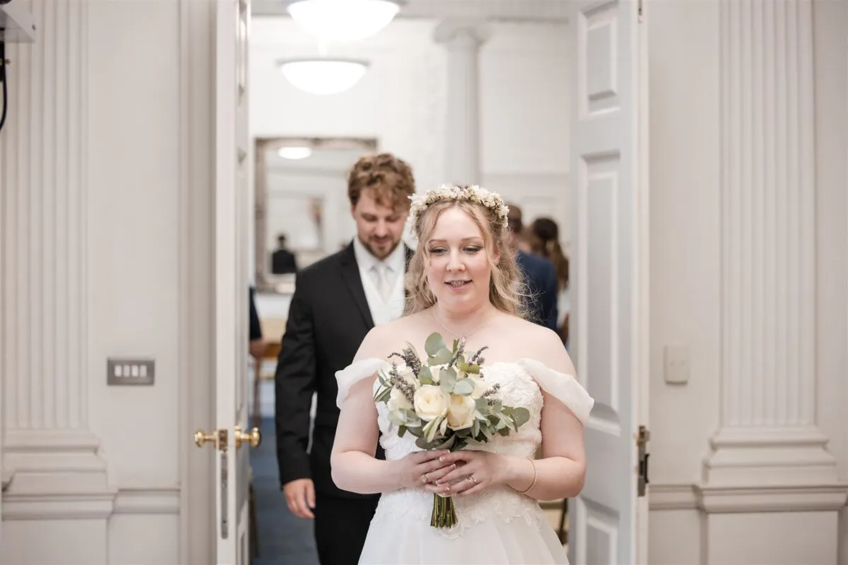 Intimate ceremony at Salisbury Registrar Office