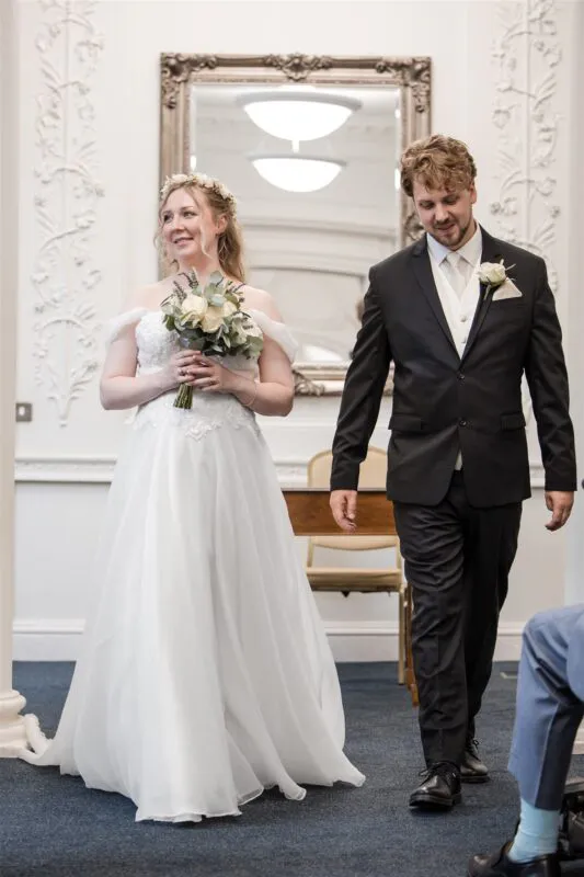Intimate ceremony at Salisbury Registrar Office