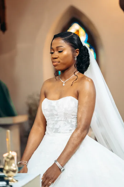 Custom Bridal Makeup for Civil Ceremony