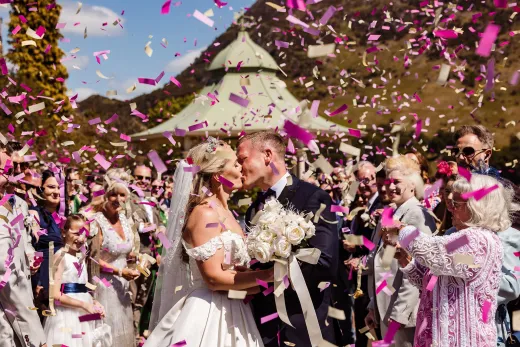 Bold, Bright and Colourful Lake District Wedding Photographer