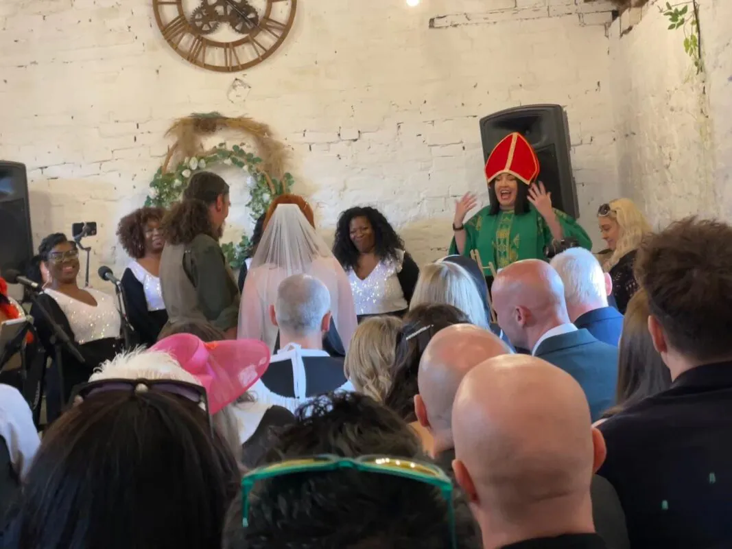 Cherry The Celebrant Sister Act Theme Wedding