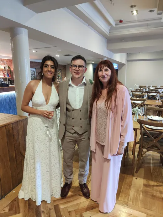 Pat and Rosh with Louise (listing)