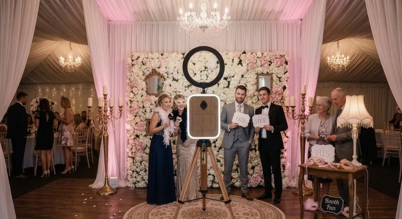 Photo Booth - Vintage Photo Booth 2 with Unlimited Prints & Booth Attendant
