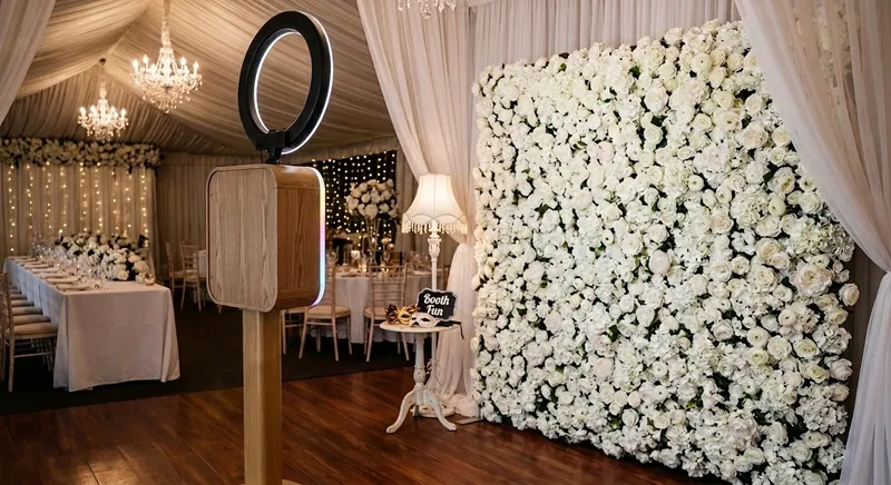 Photo Booth - Selfie Station Photo Booth with Unlimited Prints & Booth Attendant