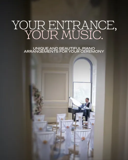 Wedding Pianist for Ceremony, Drinks Reception and Wedding Breakfast