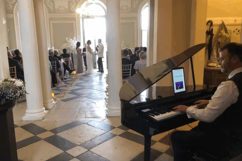 Wedding Pianist for Ceremony + Drinks Reception