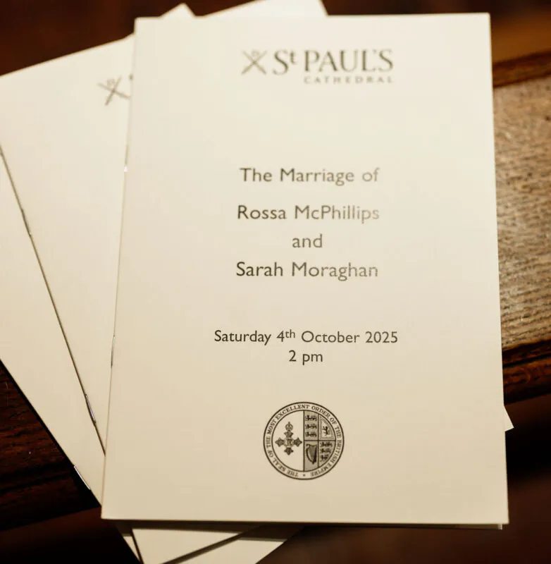 Rossa + Sarah at St Pauls Cathedral