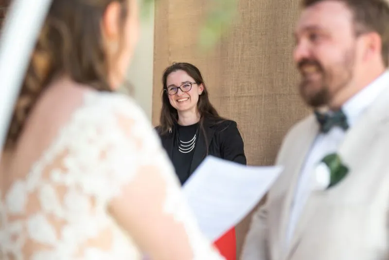 Ceremony Written and Delivered by Humanist Celebrant with 10+ Years' Experience