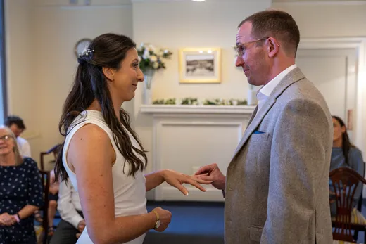 Harriet and Tom  wedding
