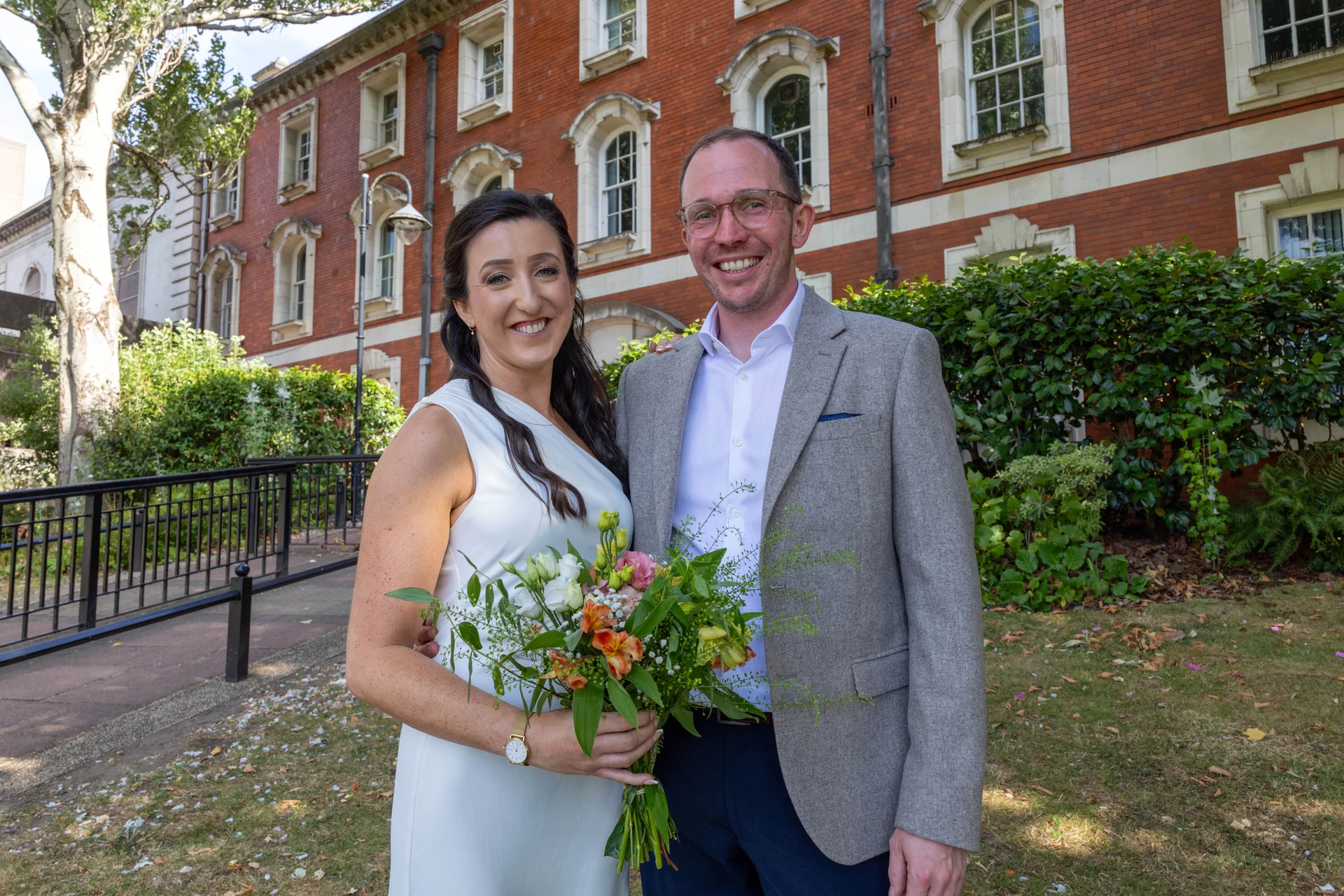 Harriet and Tom  wedding