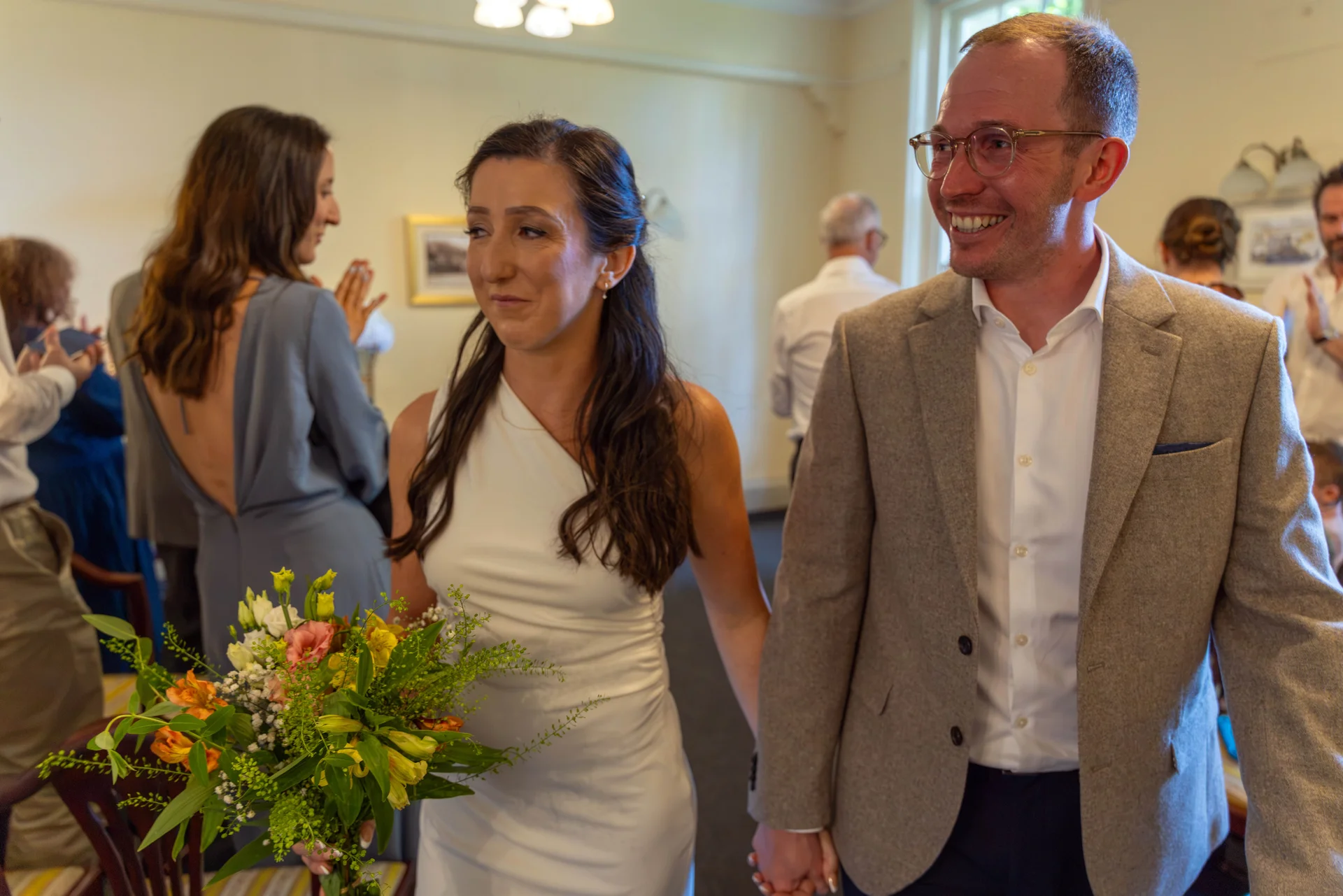 Harriet and Tom  wedding