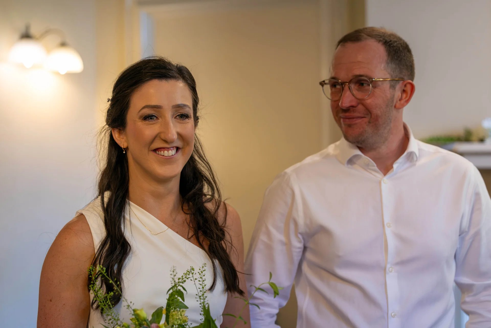 Harriet and Tom  wedding