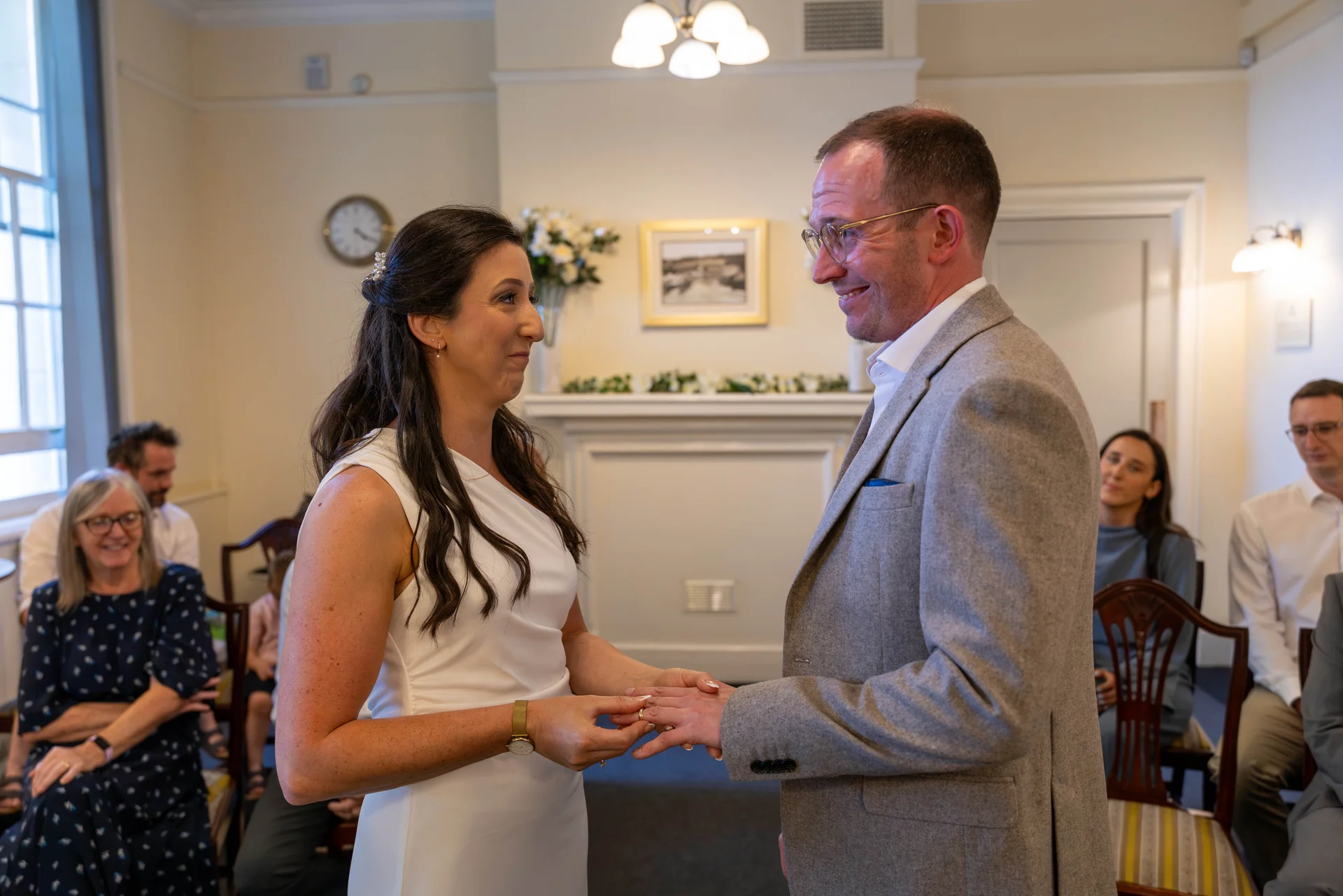 Harriet and Tom  wedding