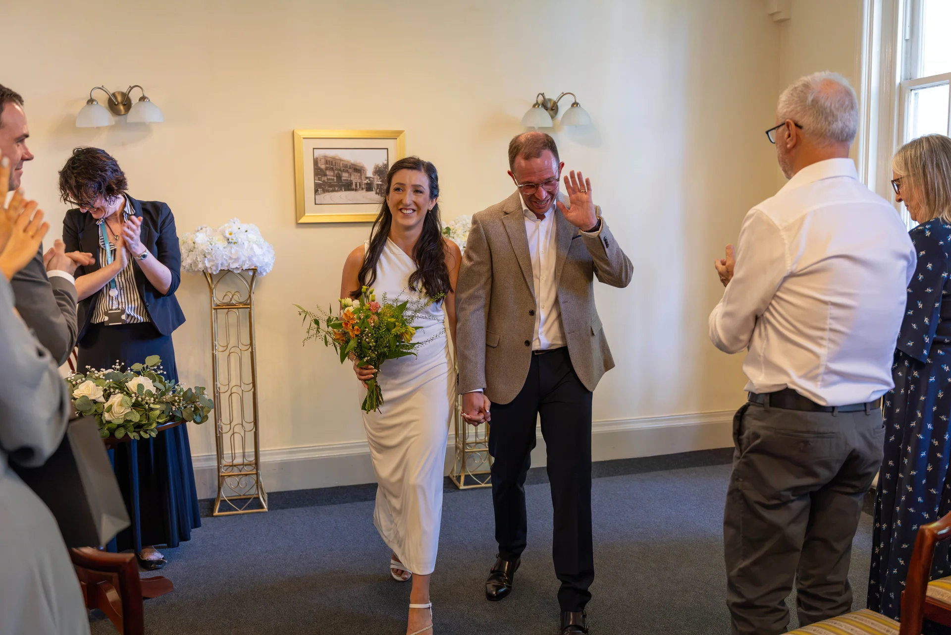 Harriet and Tom  wedding