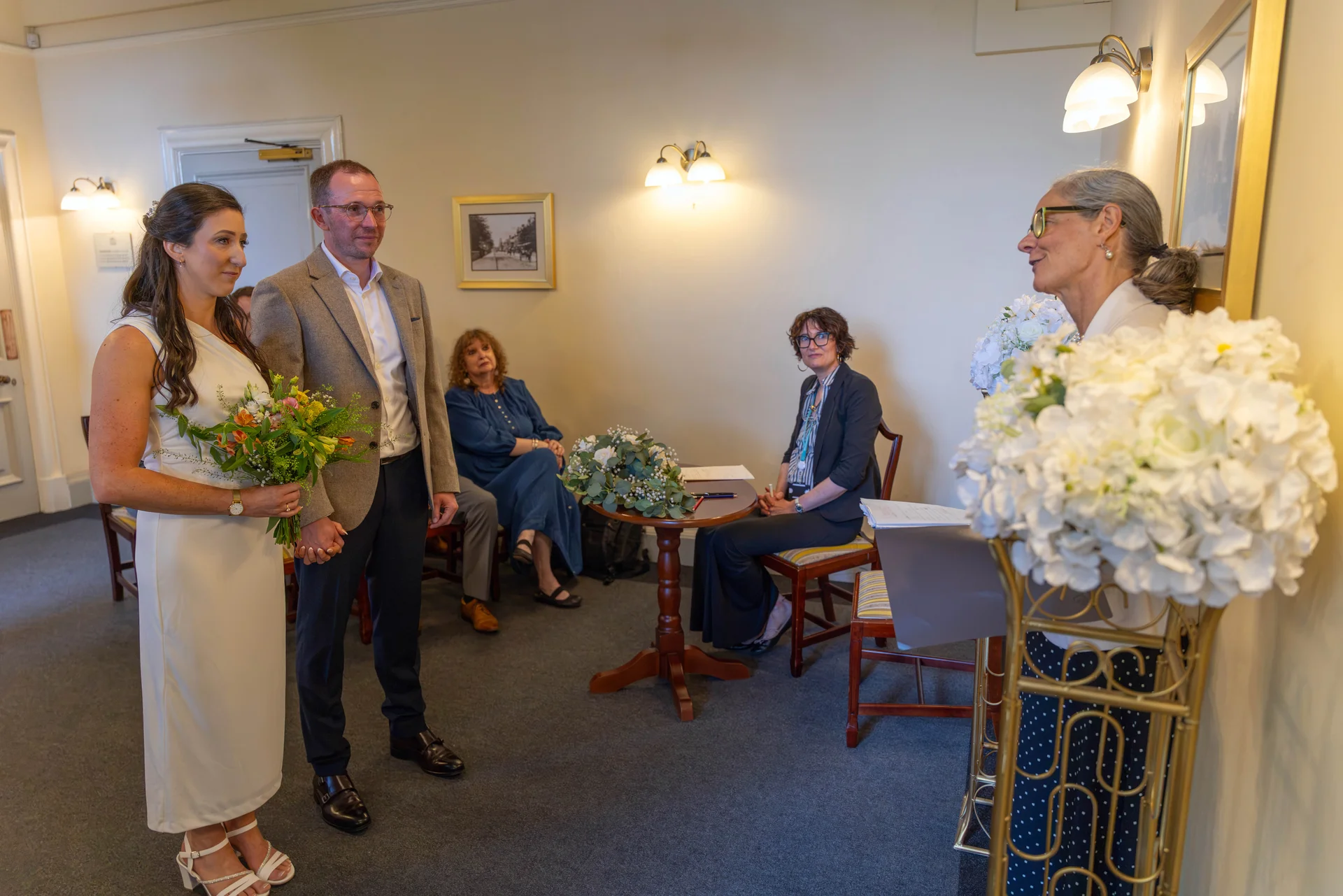 Harriet and Tom  wedding