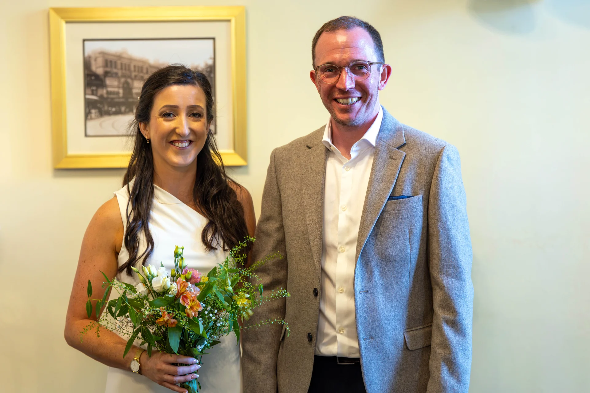 Harriet and Tom  wedding