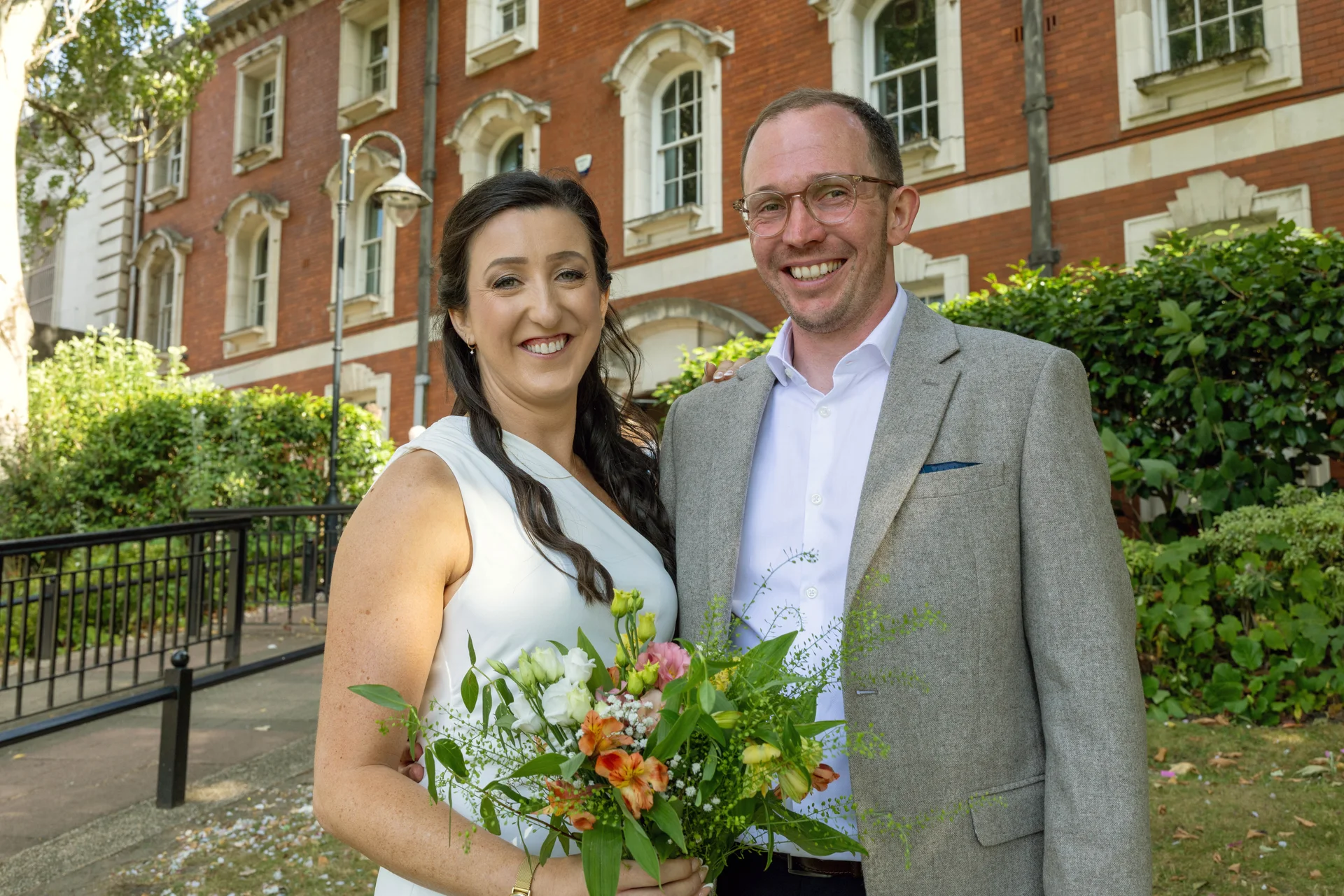 Harriet and Tom  wedding